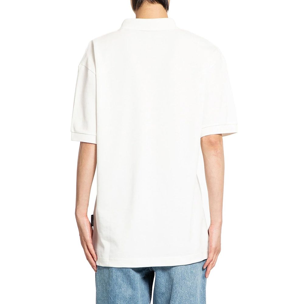 Polo Palm Angels en coton blanc