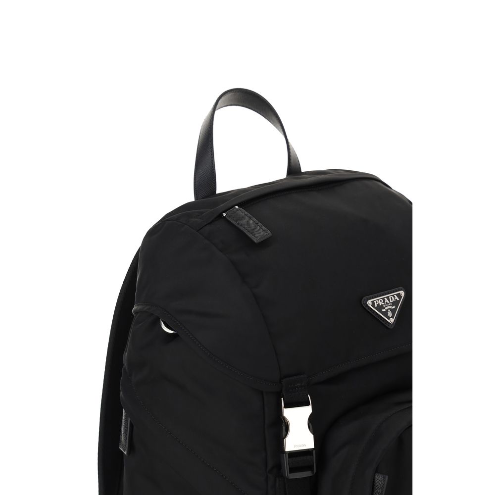 Zaino Prada in nylon nero