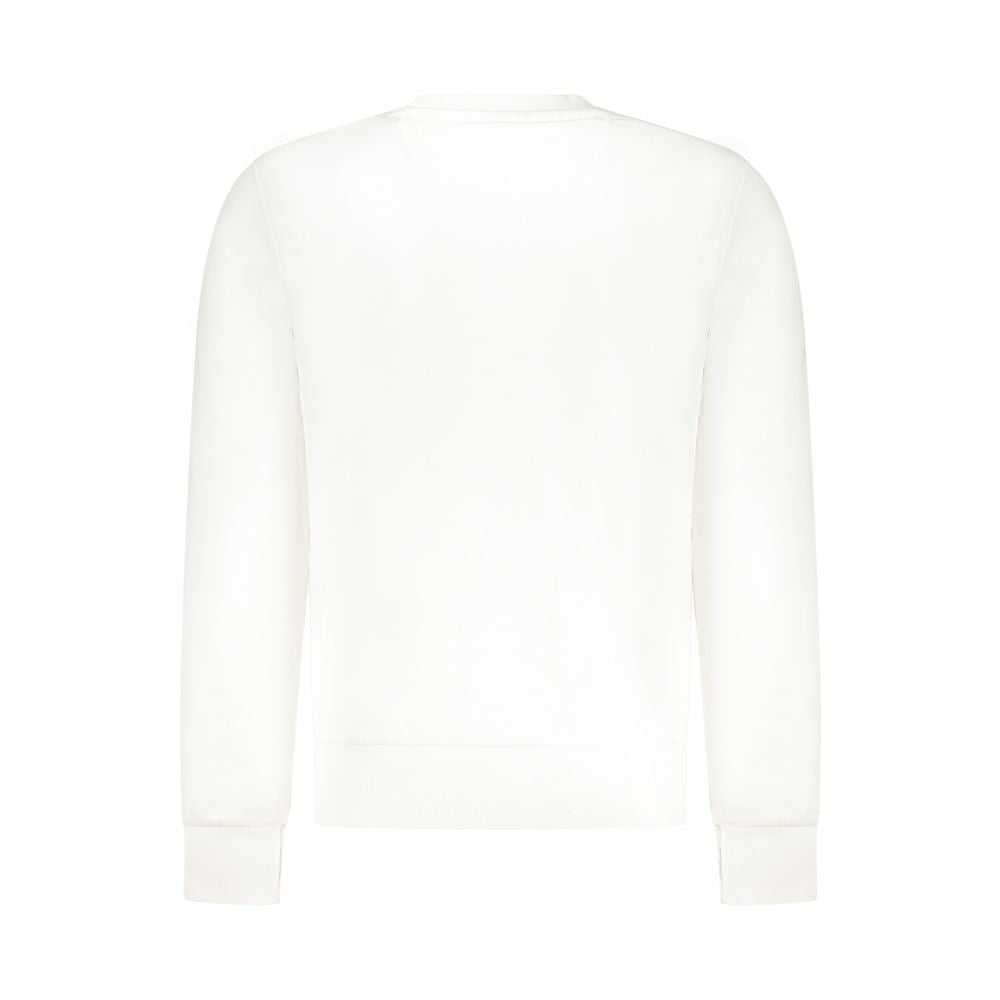 Felpa da uomo in cotone bianco North Sails
