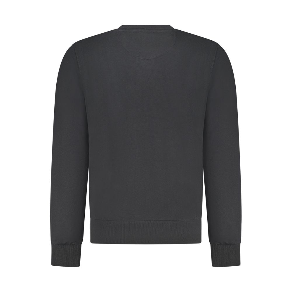 Felpa da uomo in cotone nero North Sails