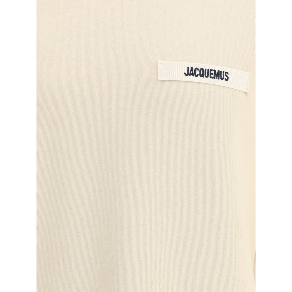 Felpa Jacquemus in cotone beige