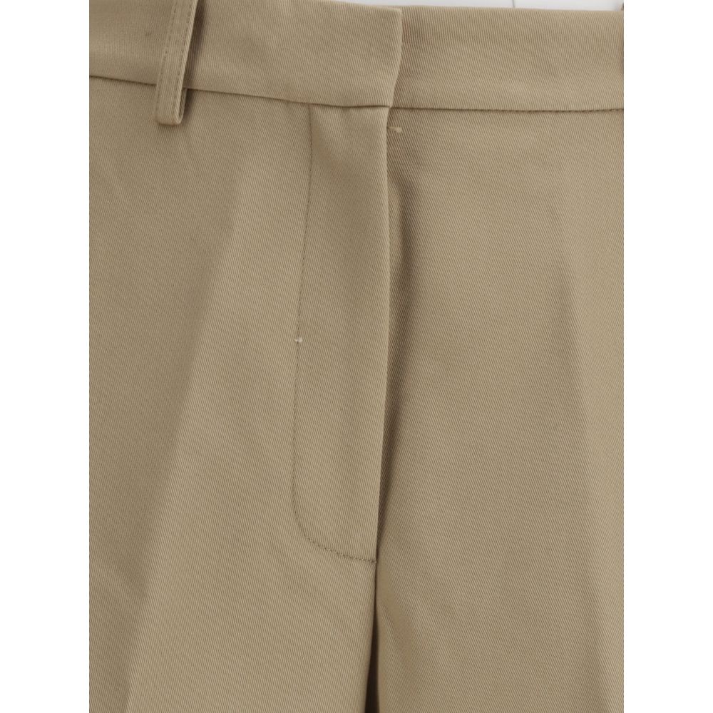 Pantaloni Cargo in Cotone Beige Givenchy