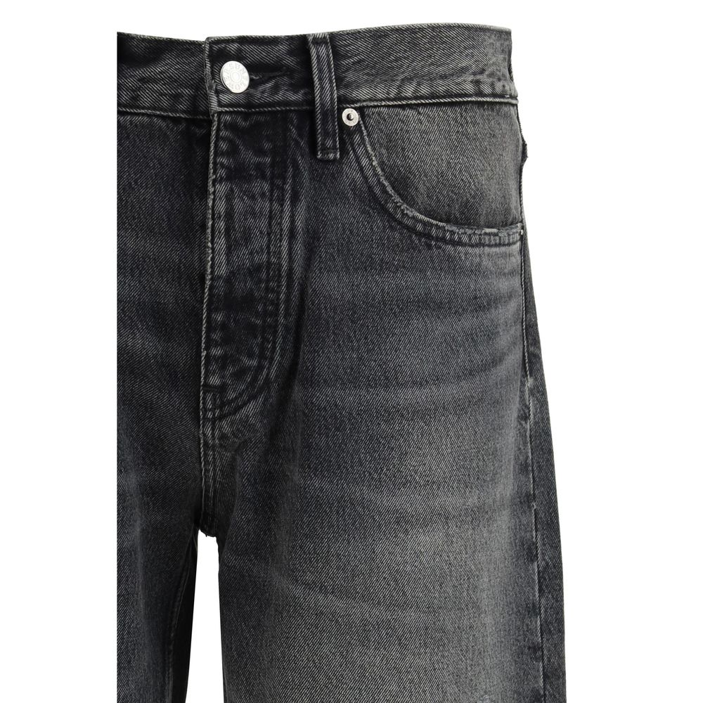 Jeans Neri Girasole in Cotone a Vestibilità Comoda