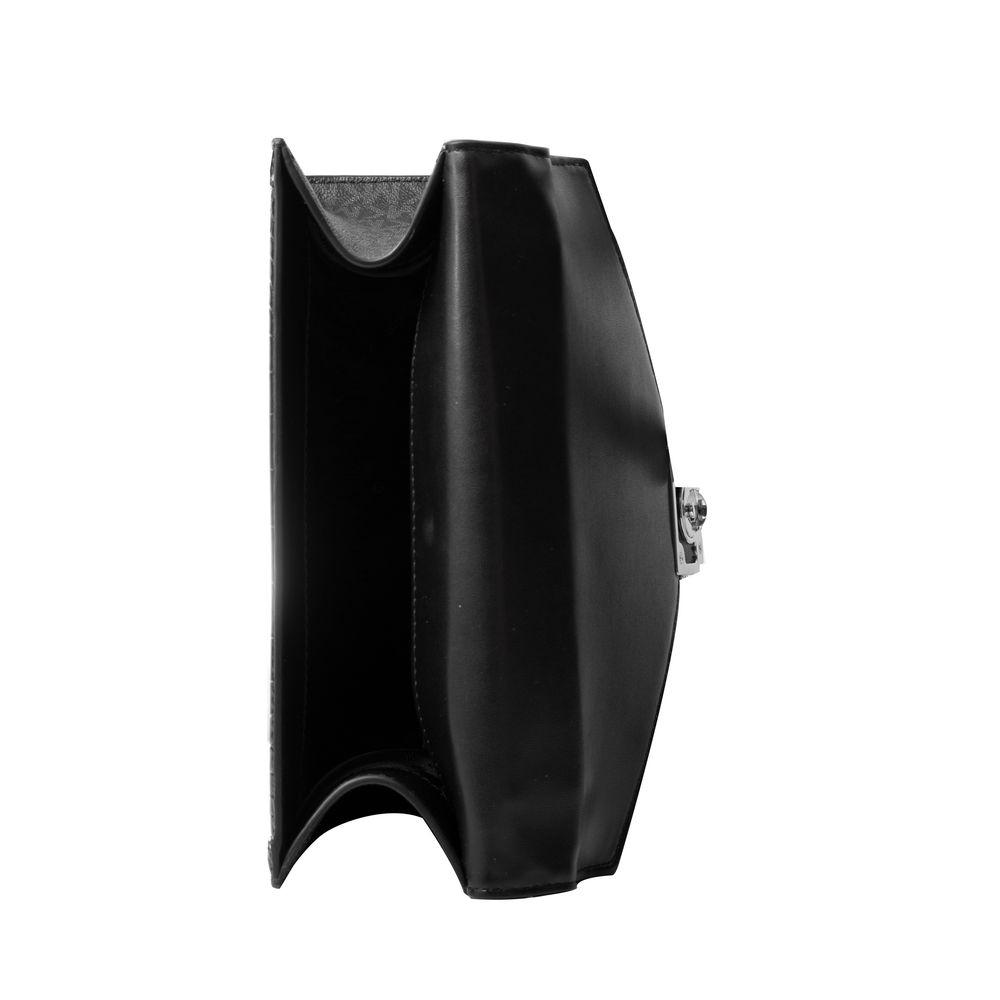 Sac bandoulière en toile noire Michael Kors