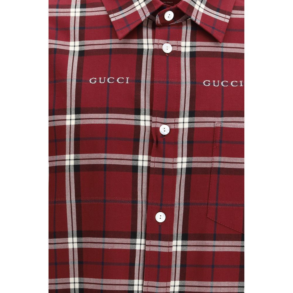 Camicia Gucci in cotone a fantasia multicolor
