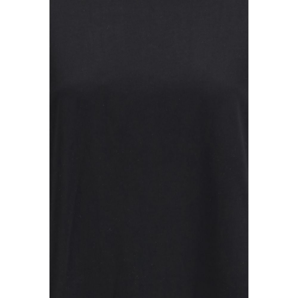 T-Shirt Nera in Cotone Loulou De Saison