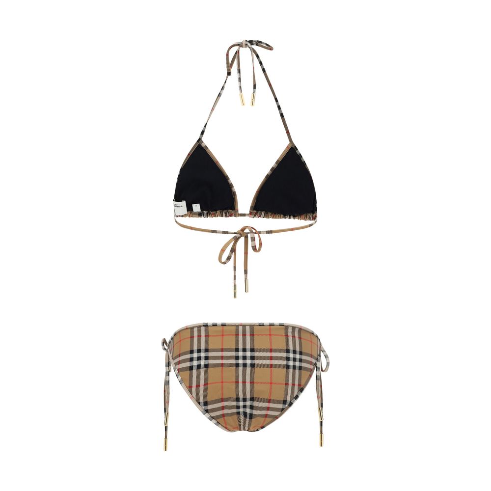 Bikini Burberry in Poliammide Marrone
