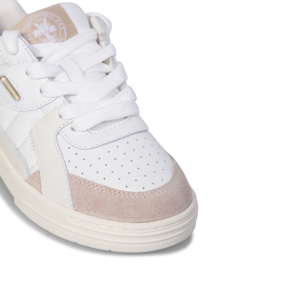 Sneakers Palm Angels in pelle di vitello bianca