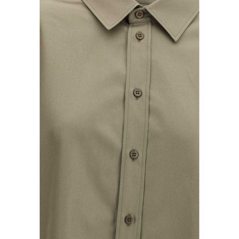 Chemise Balenciaga en coton beige