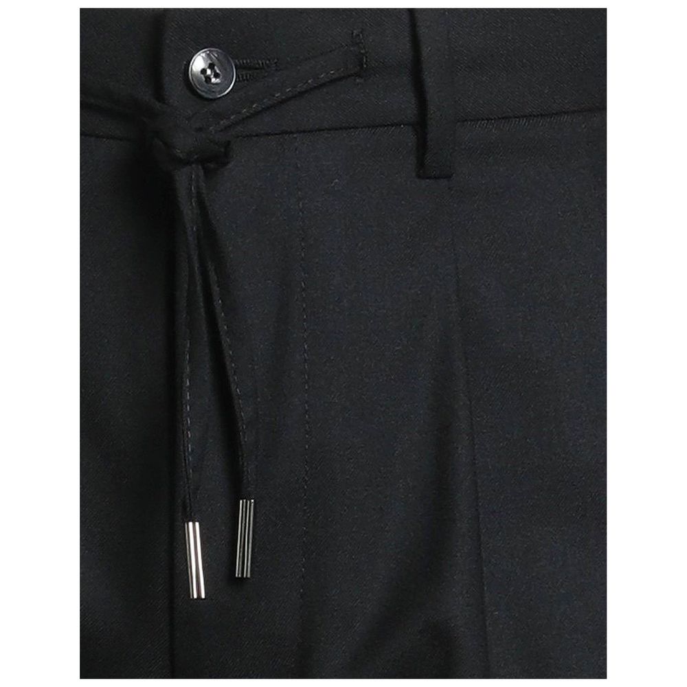 Pantalon décontracté Herno noir en élasthanne