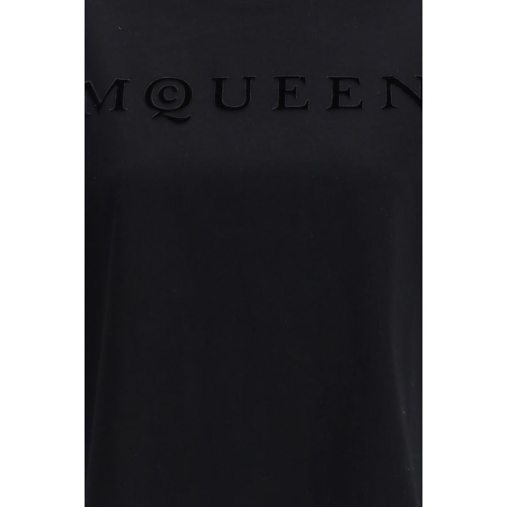 T-shirt Alexander McQueen in cotone nero