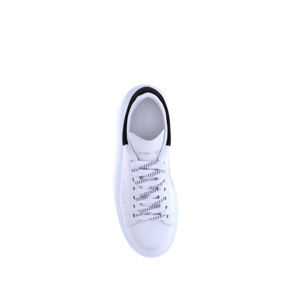 Sneakers Platform Alexander McQueen in Pelle di Vitello Bianca Bos Taurus