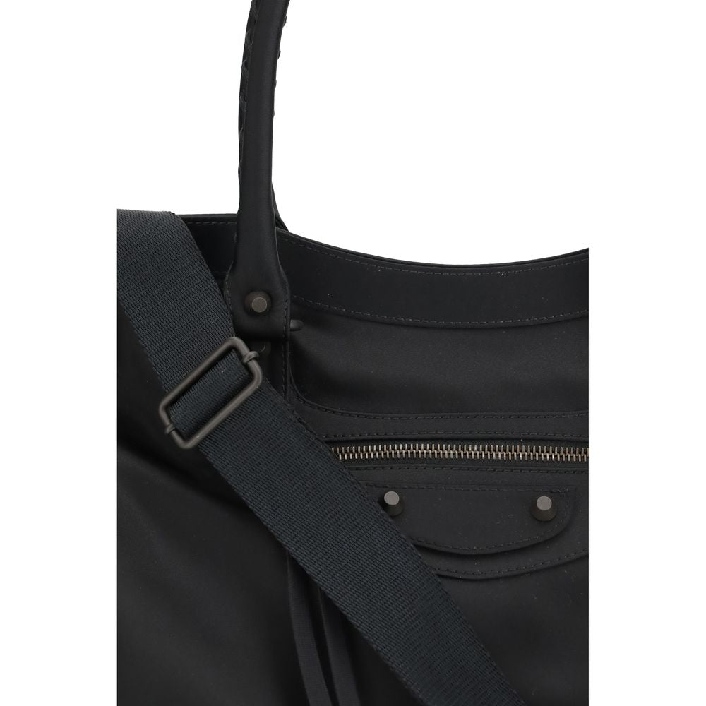 Borsa Balenciaga in poliammide nera