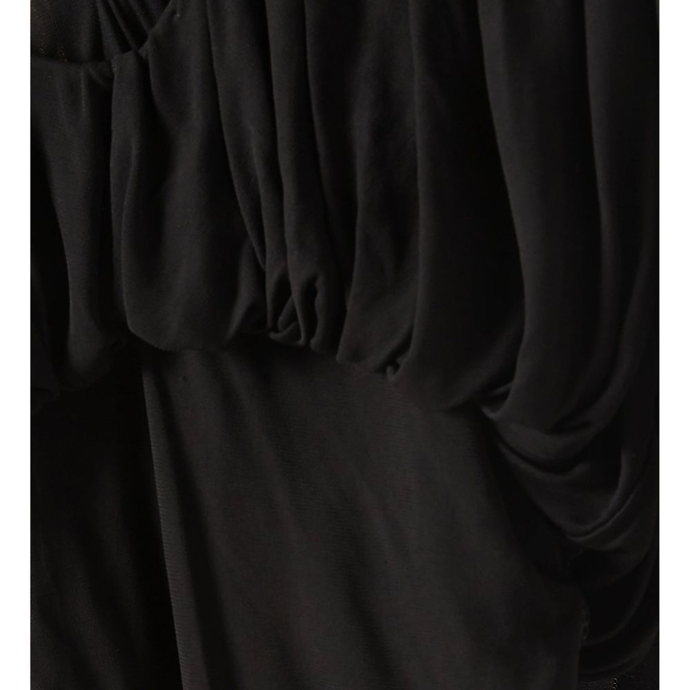Robe de cocktail Saint Laurent en viscose noire