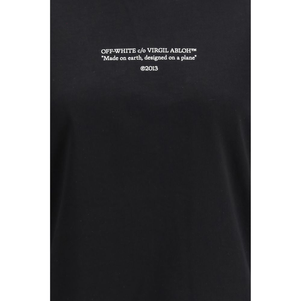 T-shirt Off-White in cotone nero