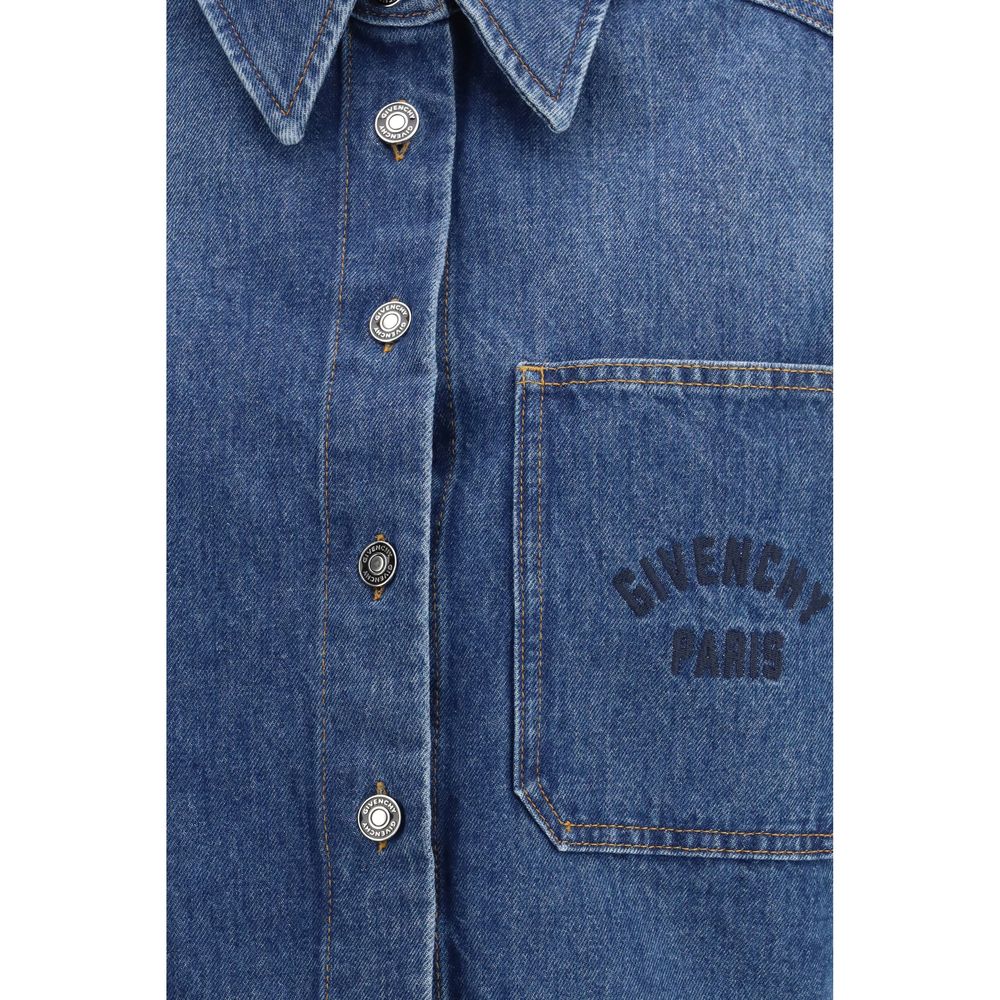 Camicia in denim blu Givenchy
