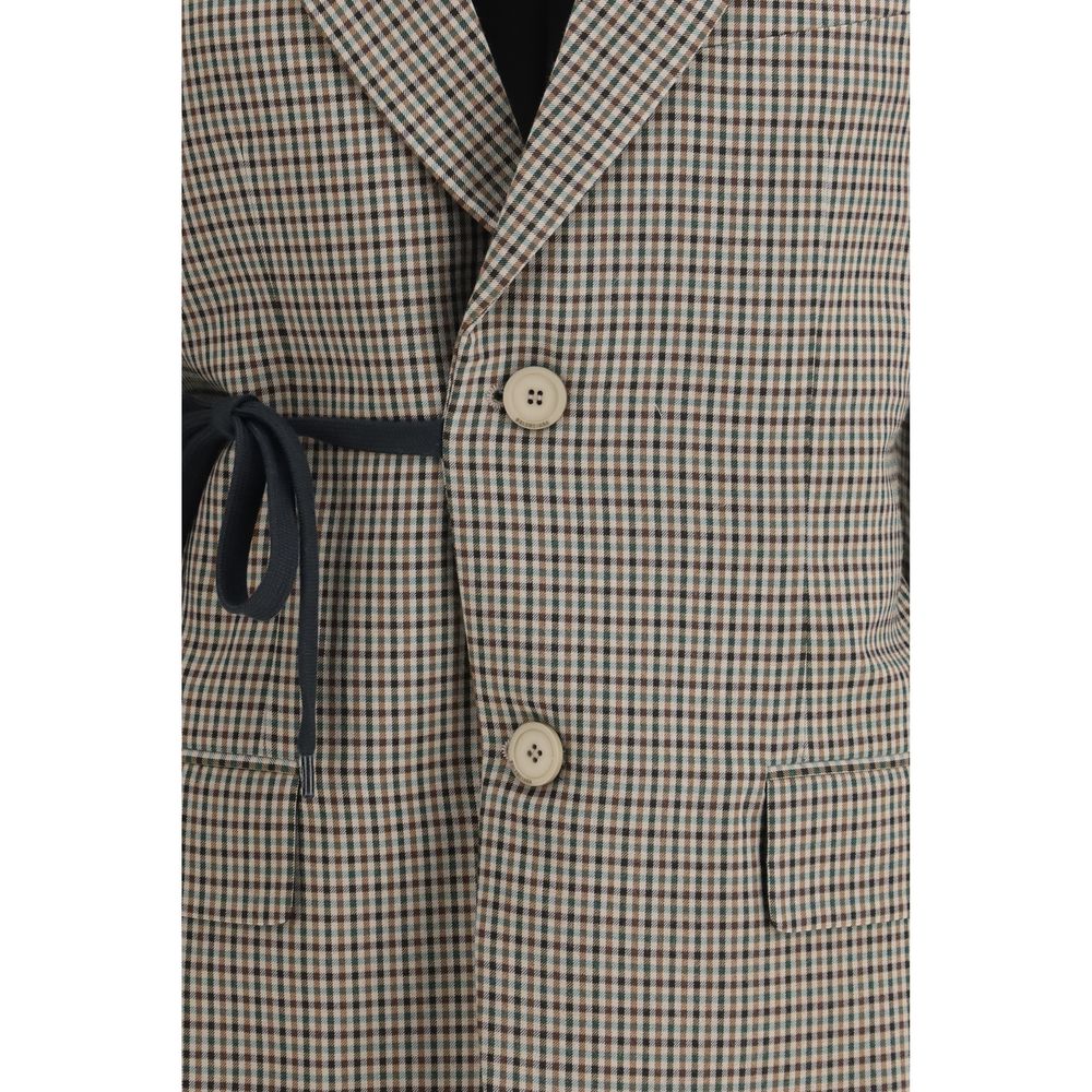 Cappotto in Lyocell Multicolor Balenciaga