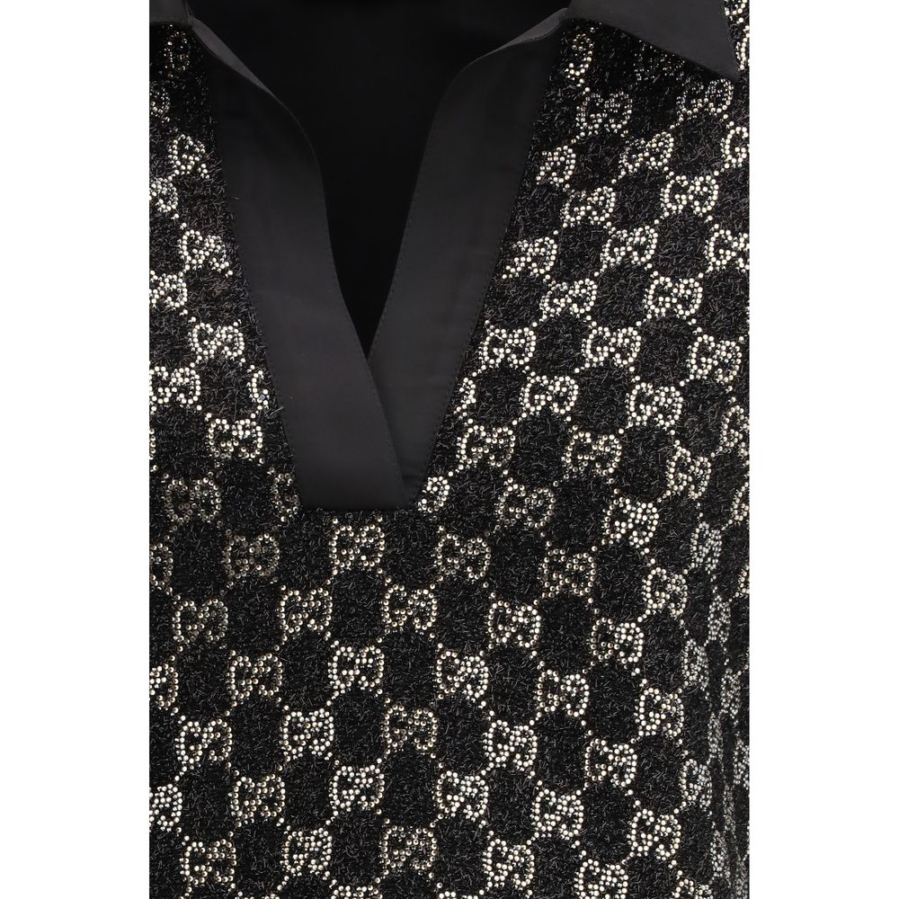 Camicia Gucci Nera in Viscosa