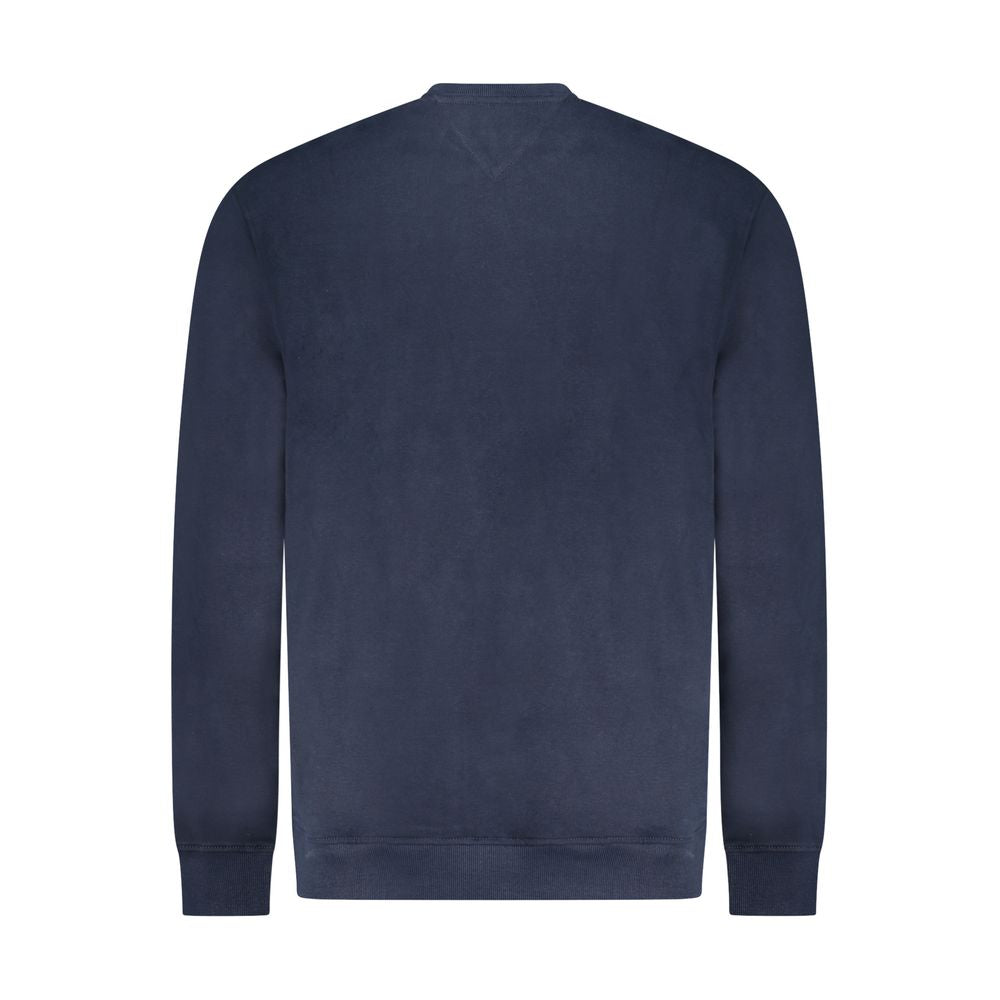 Felpa da uomo in cotone blu Tommy Hilfiger
