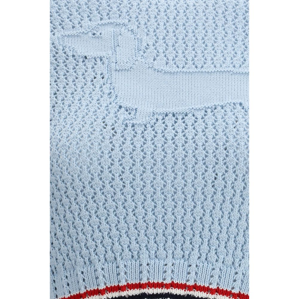 T-shirt en coton bleu Thom Browne