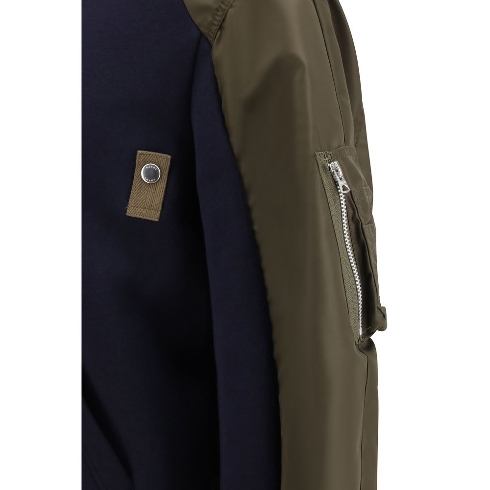 Felpa Sacai in cotone multicolore