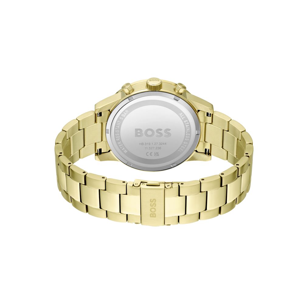 Orologio elegante Hugo Boss in acciaio inossidabile dorato
