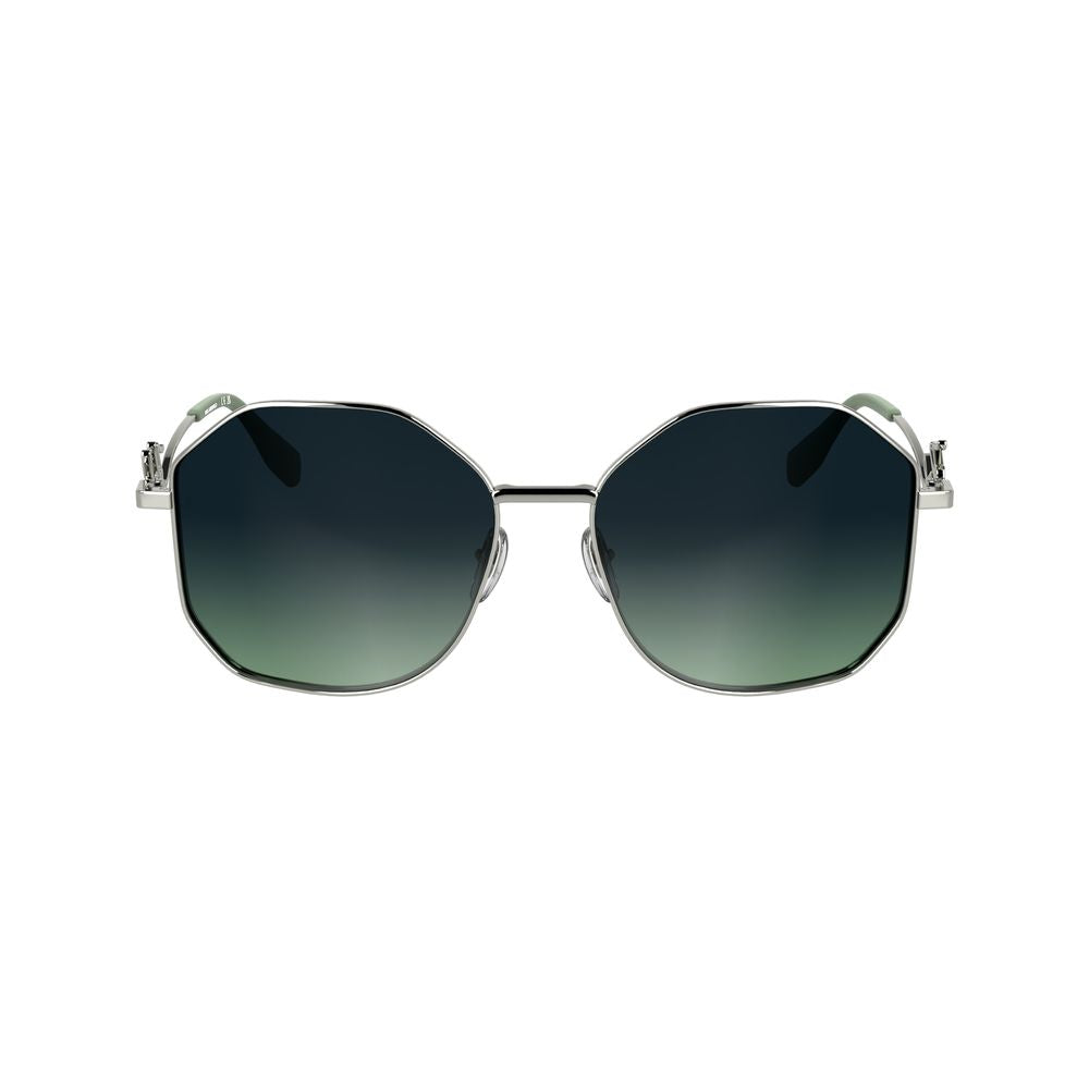 Lunettes de soleil Karl Lagerfeld en métal gris
