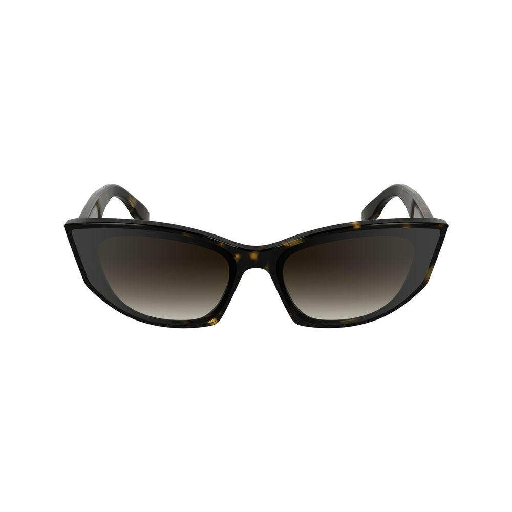 Occhiali da sole in acetato nero Karl Lagerfeld