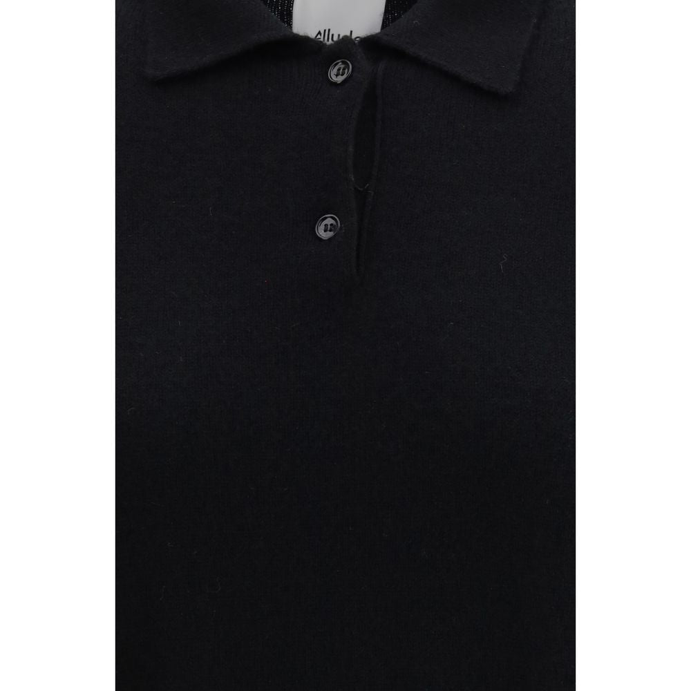 Chemise habillée en cachemire noir Allude