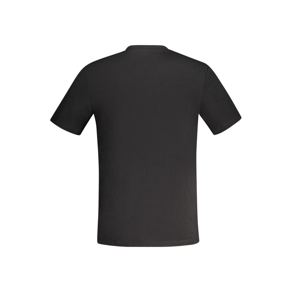 T-shirt da uomo Guess Jeans in cotone nero