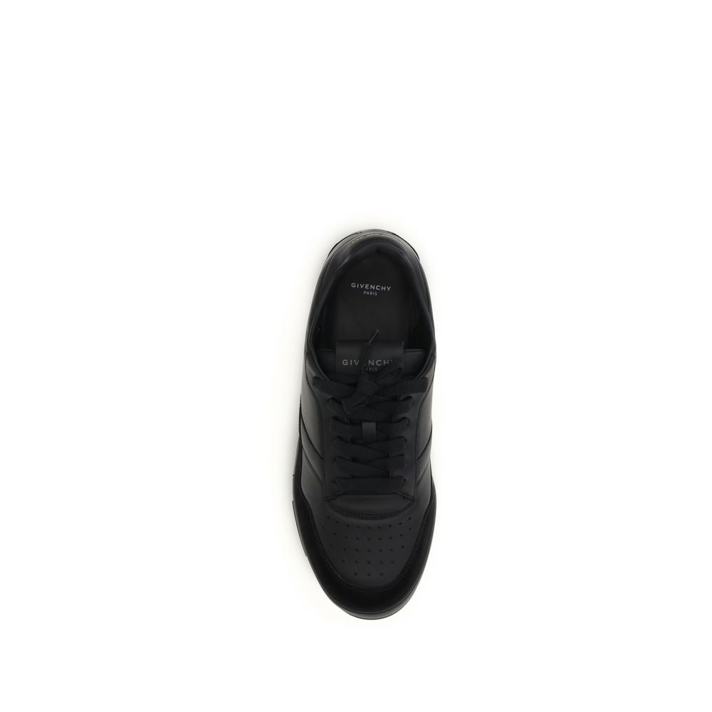 Baskets basses Givenchy en cuir de veau noir Bos Taurus