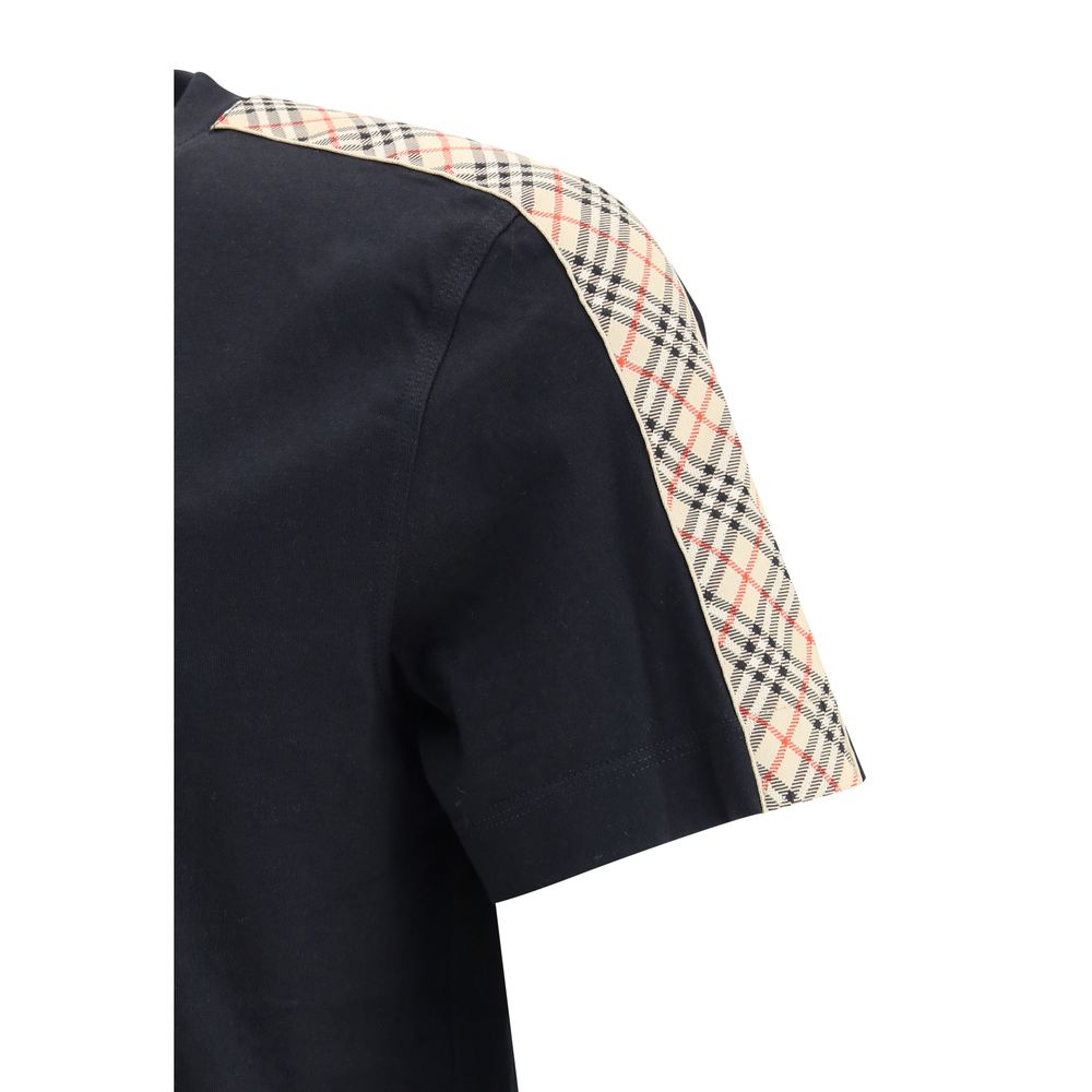 T-shirt in cotone nero Burberry