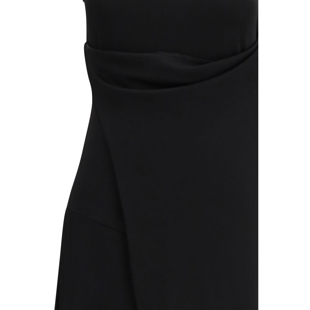 Abito casual Ami Paris nero in viscosa