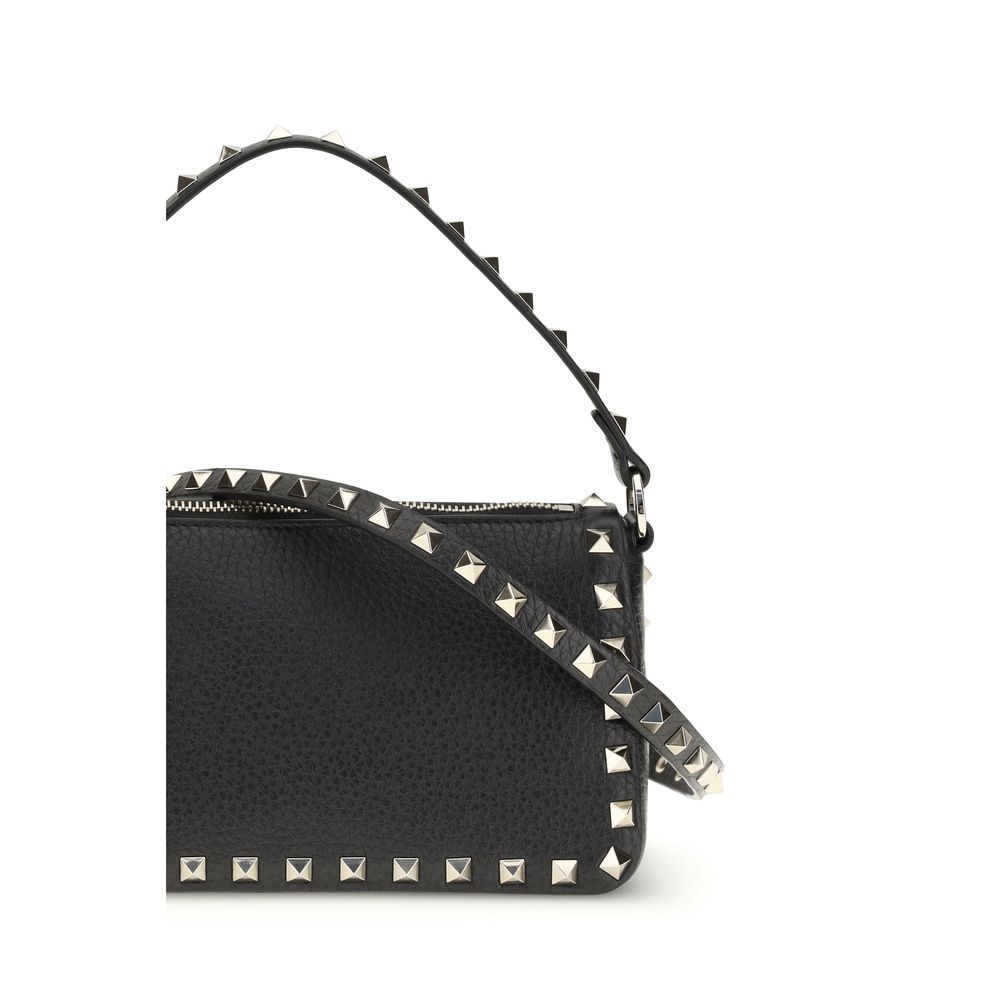 Sac bandoulière Valentino Garavani Bos Taurus en cuir de veau noir