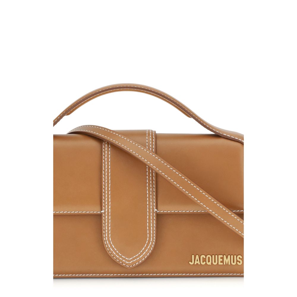 Sac à main Jacquemus en cuir de veau marron