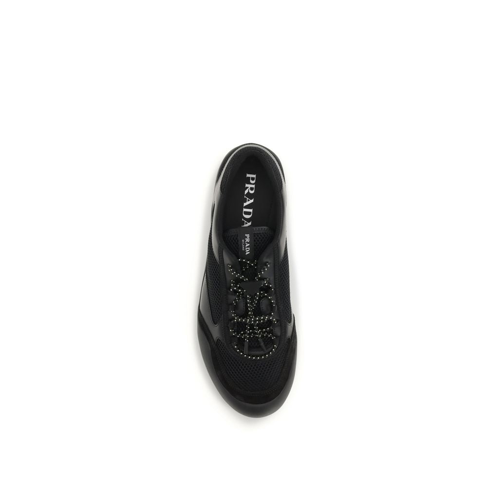 Sneakers atletiche Prada nere in poliestere