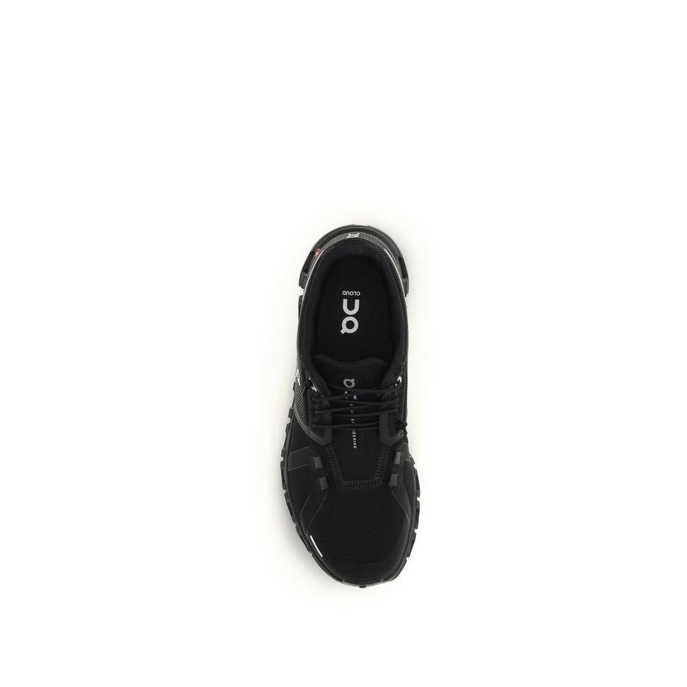 Baskets de sport ON en polyester recyclé noir