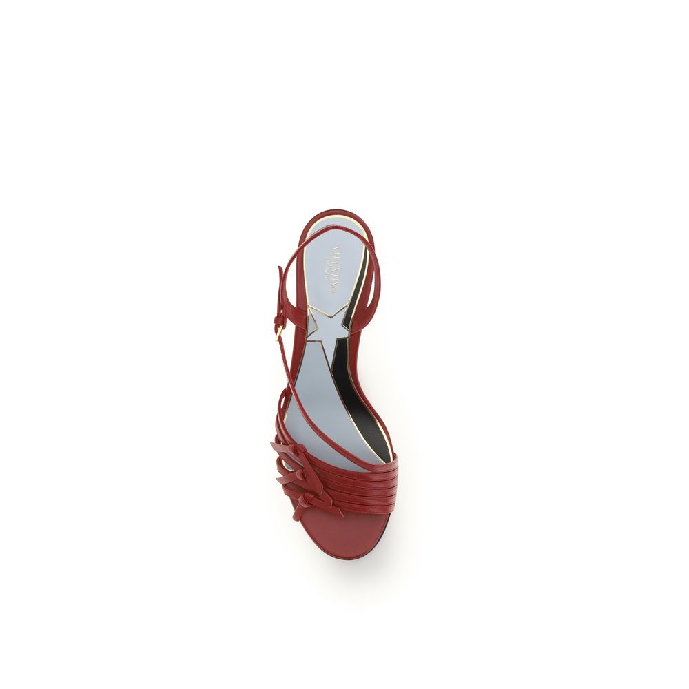 Sandali Valentino Garavani in pelle di capra multicolore con cinturino