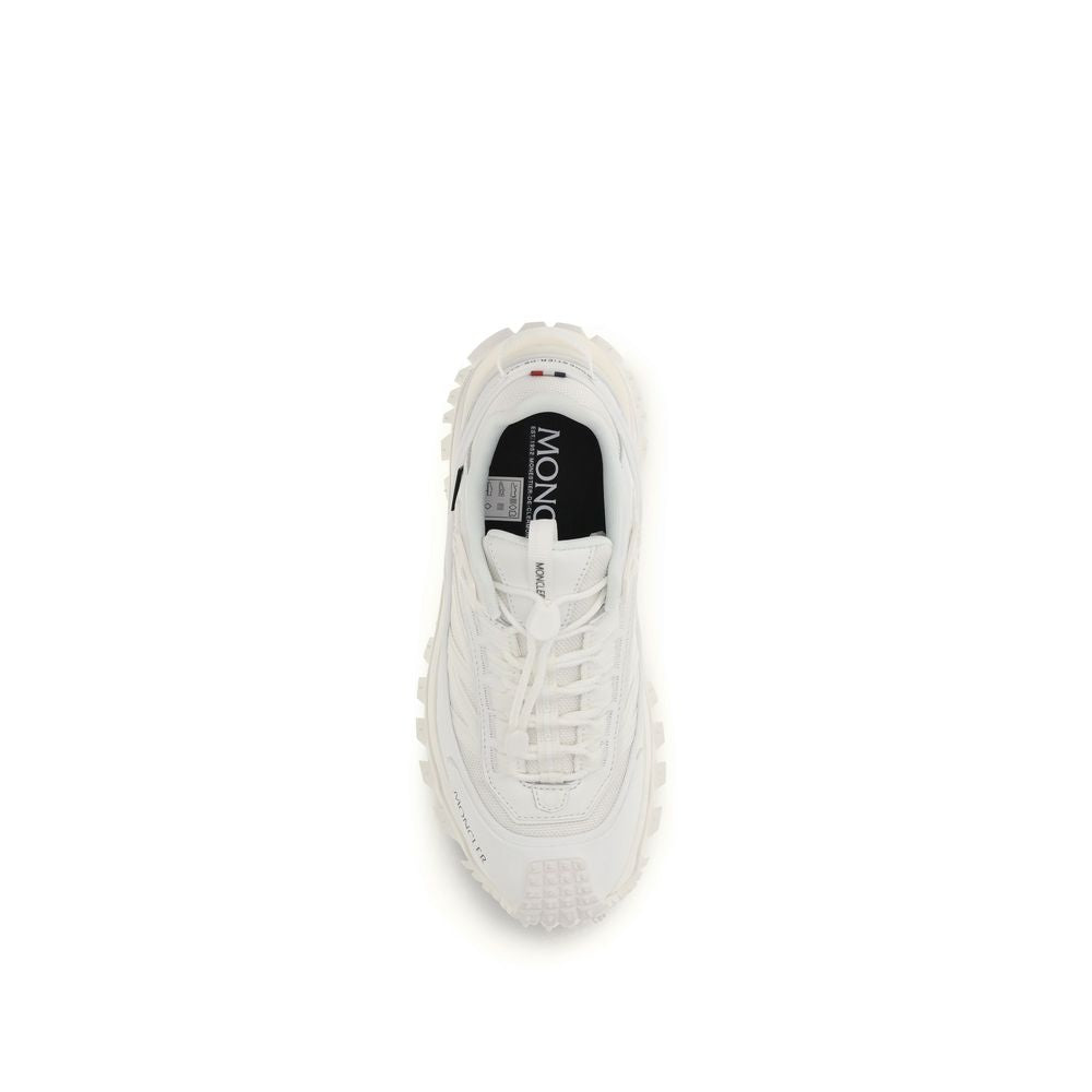Baskets athlétiques Moncler en polyamide blanc