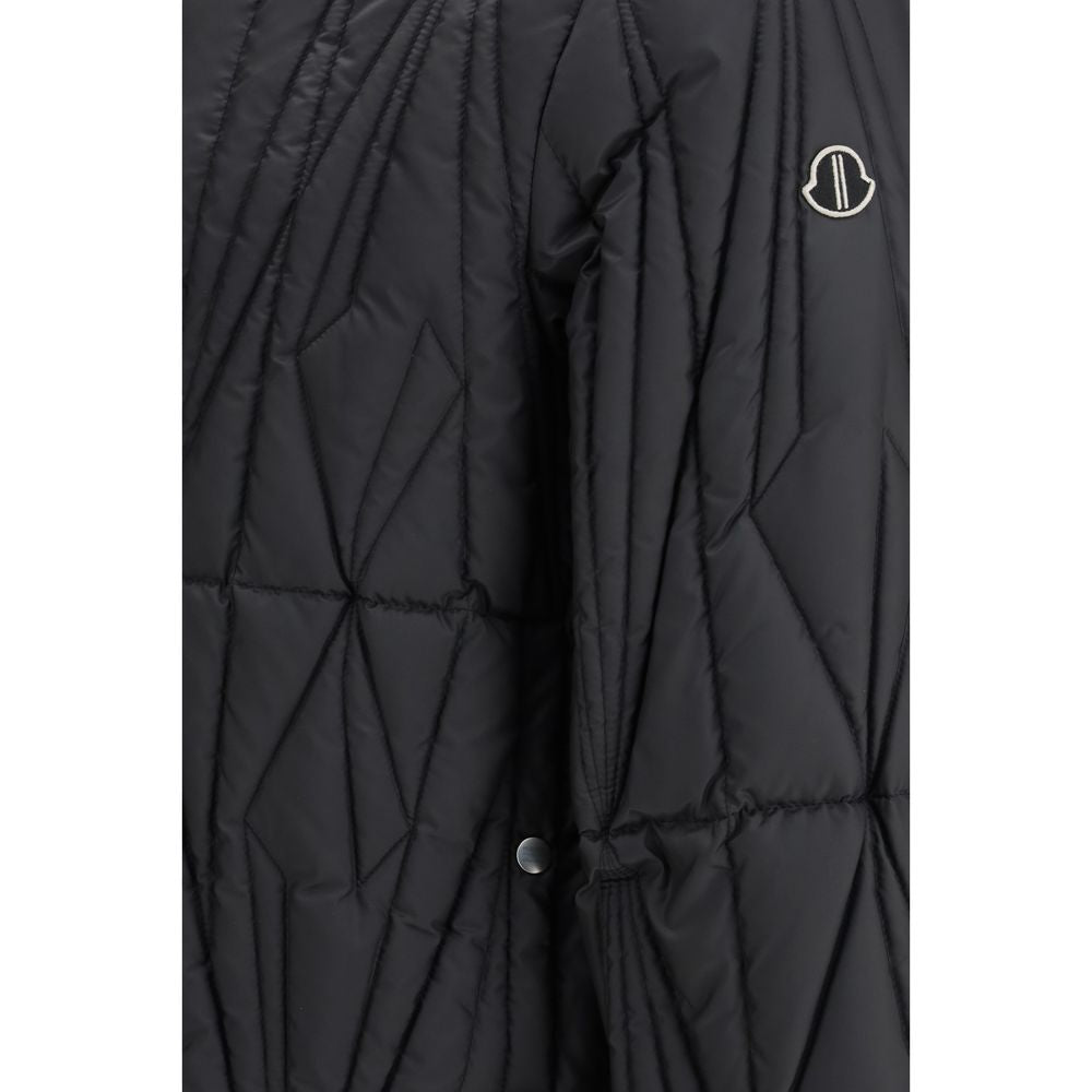 Abbigliamento Moncler x Rick Owens nero in piuma d'oca
