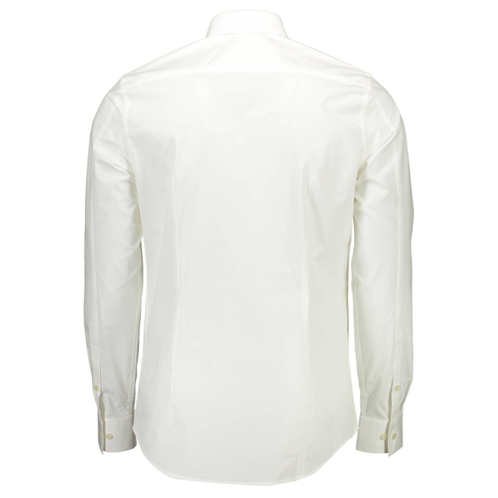 Camicia da uomo in cotone bianco Calvin Klein