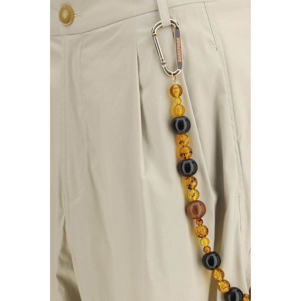 Darkpark Pantaloni Casual Beige in Cotone