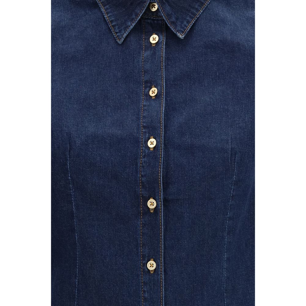 Camicia di jeans blu 7FOR