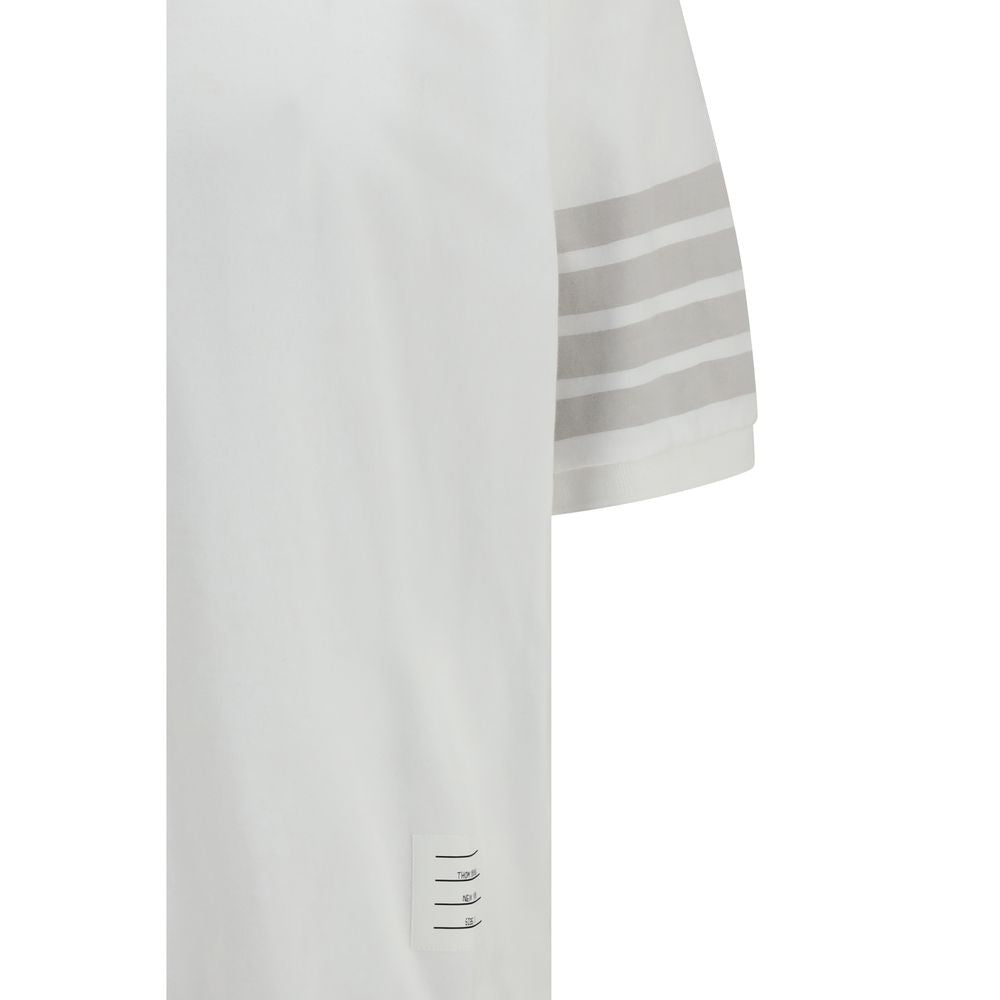 Polo Thom Browne en coton blanc