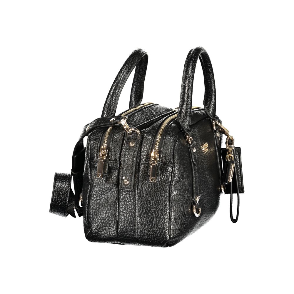 Borsa a mano da donna Guess Jeans in poliuretano nero