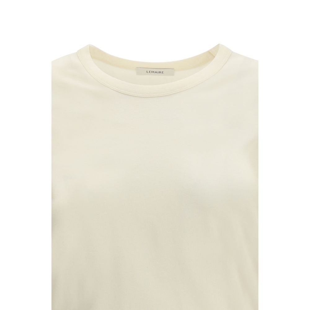 T-shirt in cotone beige Lemaire