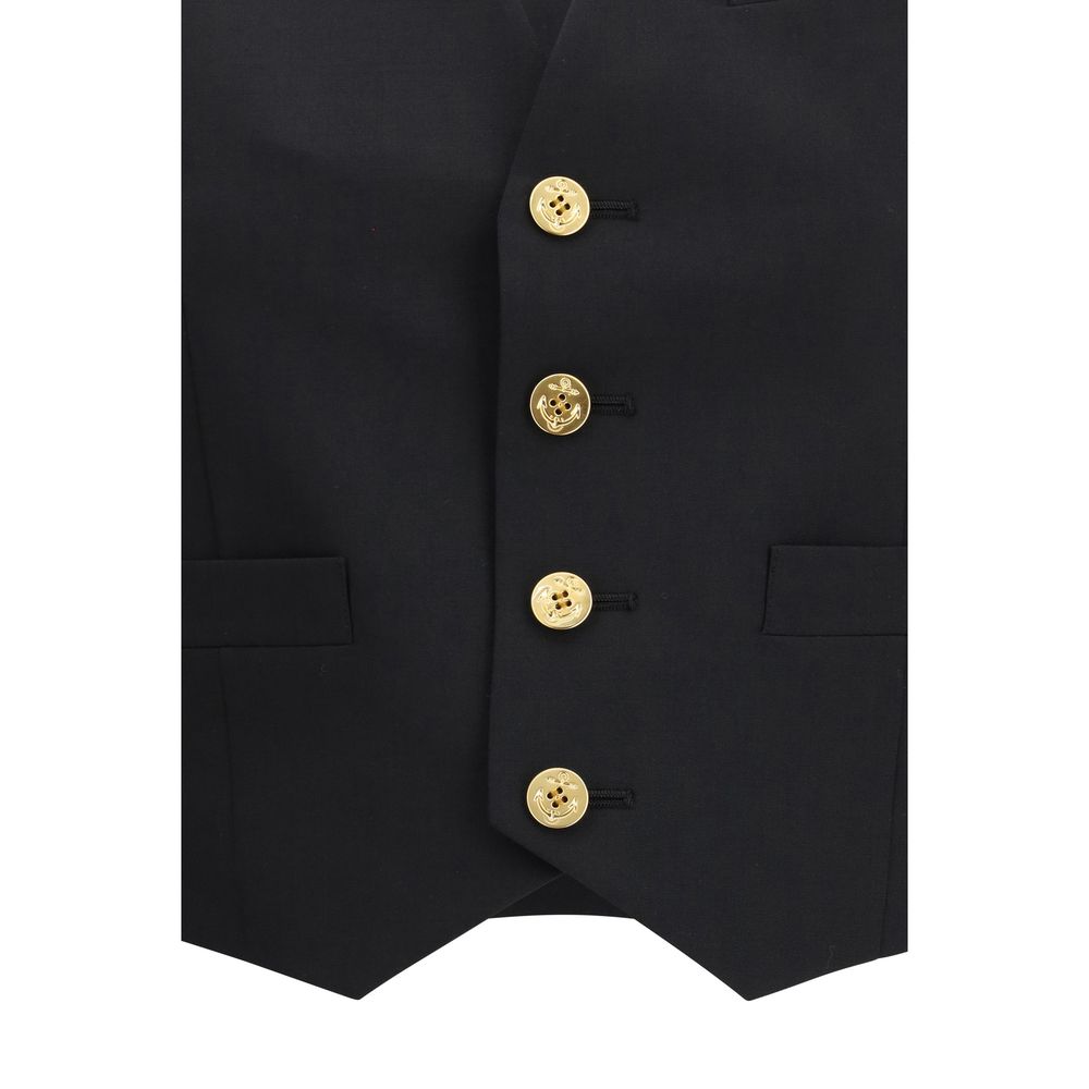 Gilet Sacai en polyester noir