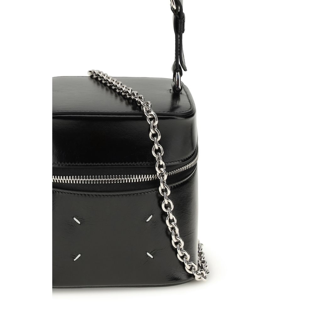 Borsa A Secchiello Maison Margiela In Pelle Di Vitello Nera Bos Taurus