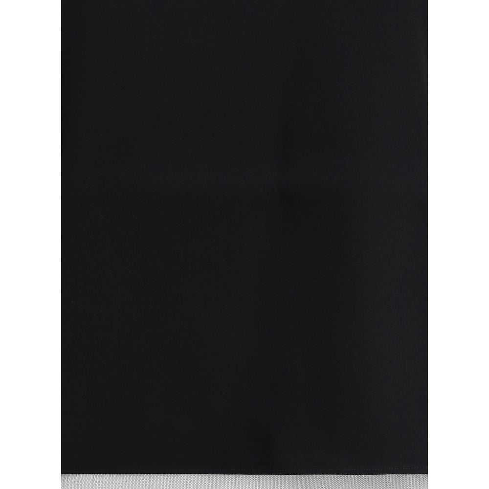 T-shirt sans manches en soie noire SA SU PHI