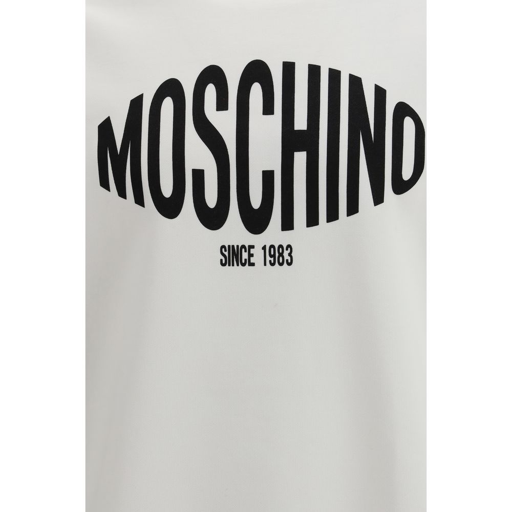 Felpa Moschino in cotone bianco